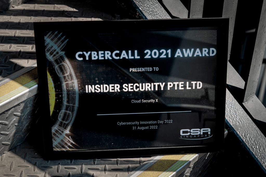 InsiderSecurity awarded at CSA’s Cybersecurity Innovation Day 2022